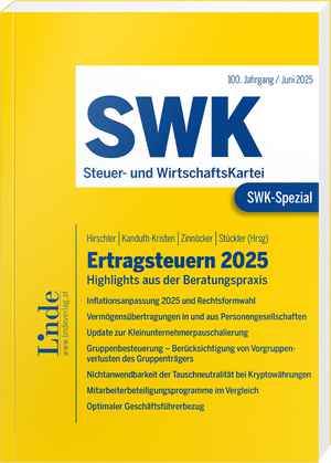 SWK-Spezial Ertragsteuern 2025