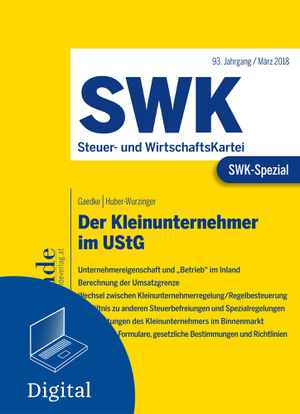 SWK-Spezial Der Kleinunternehmer im UStG