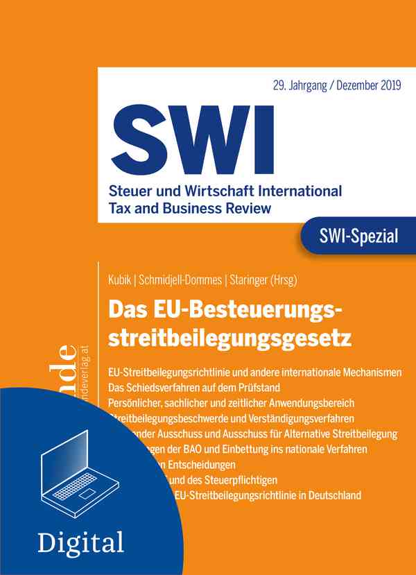 SWI-Spezial EU-Besteuerungsstreitbeilegungsgesetz