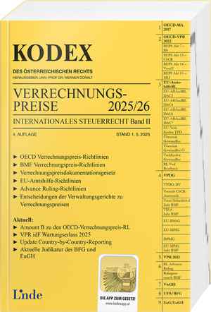 KODEX Verrechnungspreise 2025/26