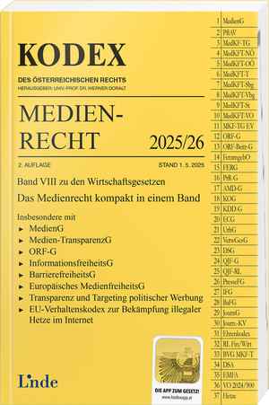 KODEX Medienrecht 2025/26