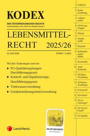 Kodex Lebensmittelrecht 2025