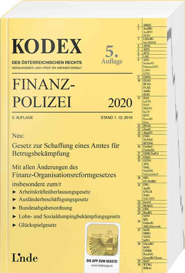 KODEX Finanzpolizei 2020