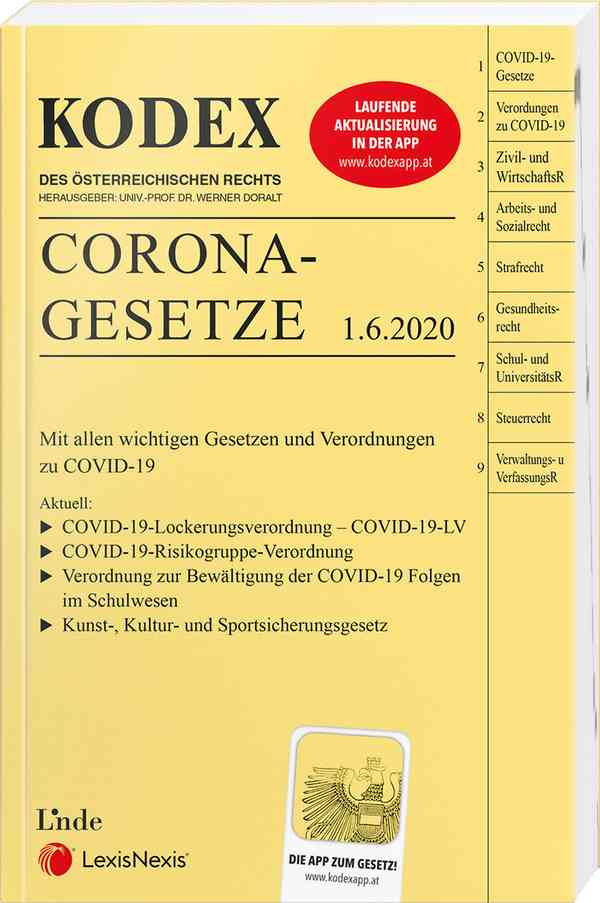 Kodex Corona-Gesetze 
