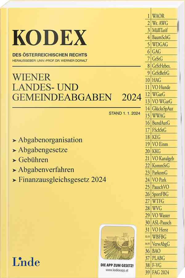KODEX Wiener Landes- und Gemeindeabgaben