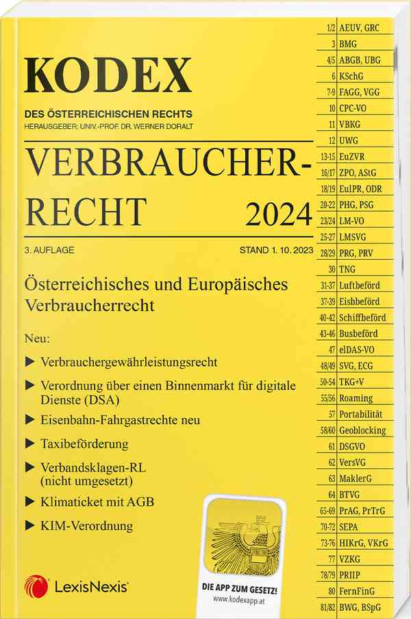 Kodex Verbraucherrecht 2024