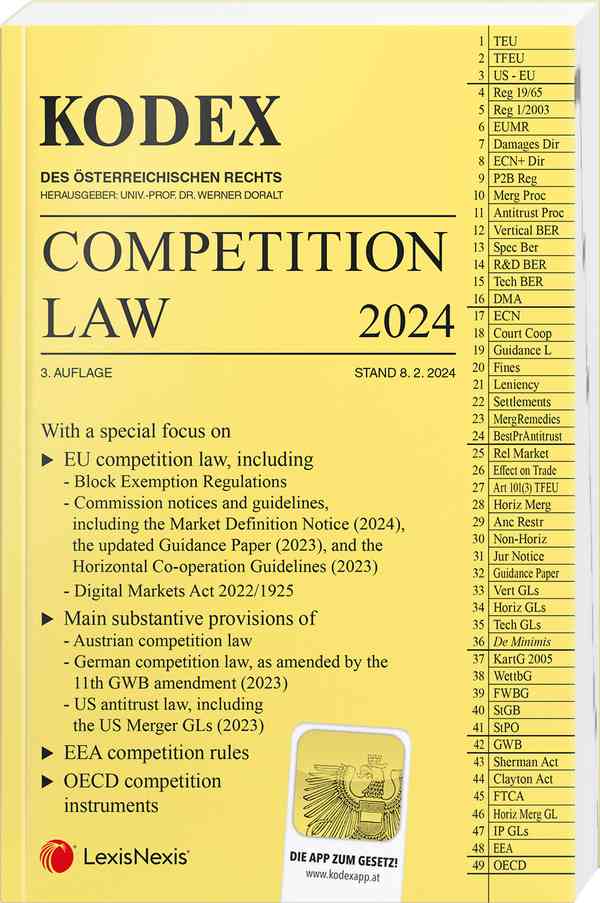 Kodex Competition Law 2024