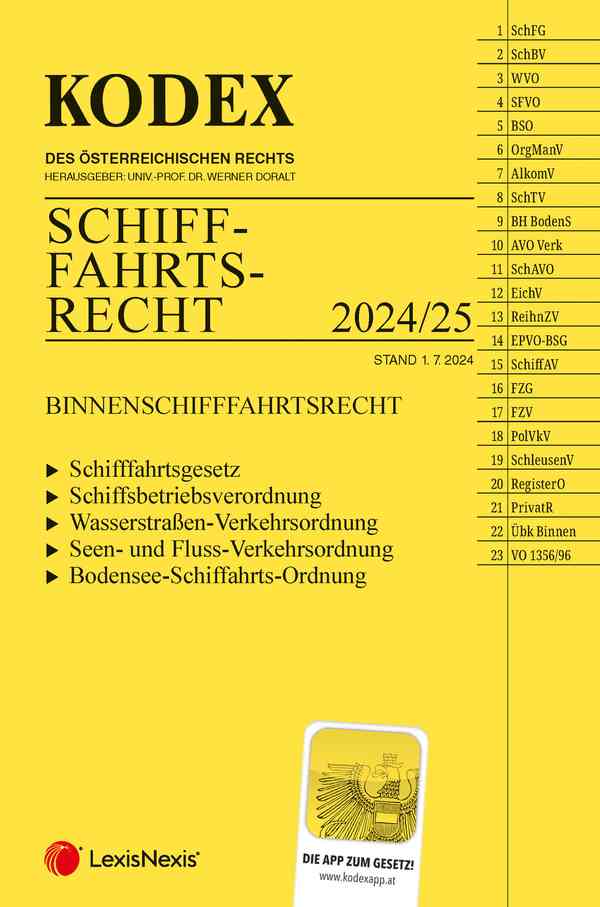 Kodex Schifffahrtsrecht 2024