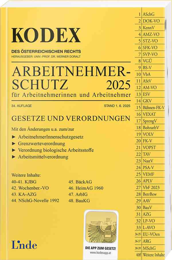 KODEX Arbeitnehmerschutz 2025