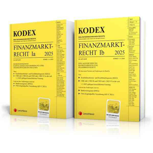 Kodex Finanzmarktrecht Ia+Ib 2025