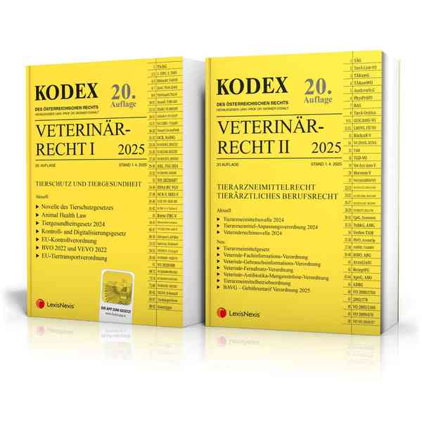 Kodex Veterinärrecht I+II 2025