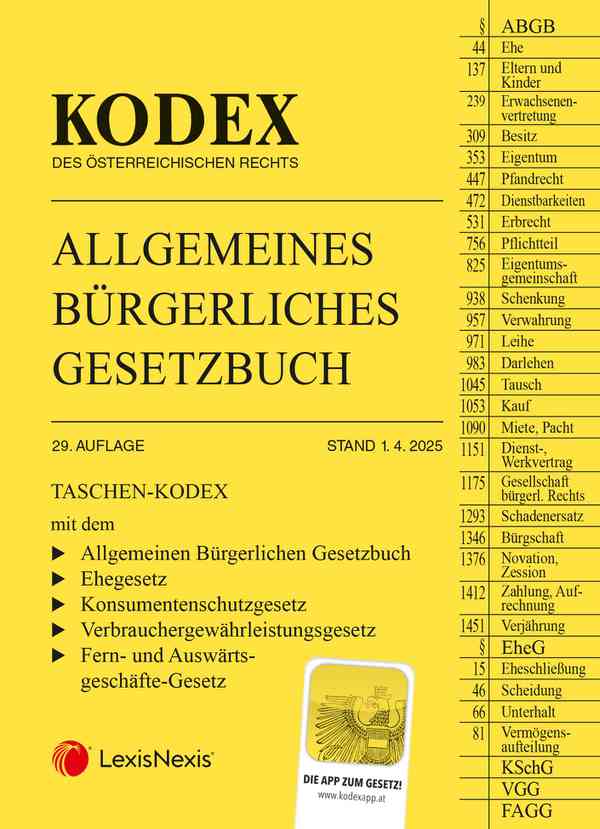 Taschen-Kodex ABGB