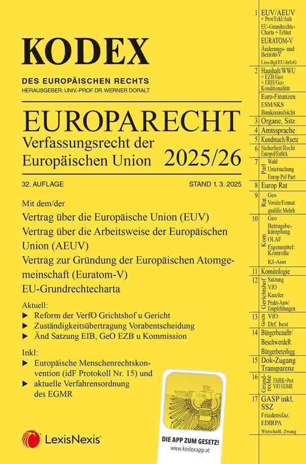 Kodex Europarecht 2025/26