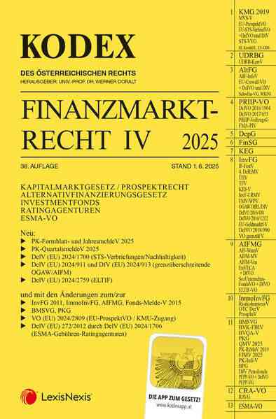 Kodex Finanzmarktrecht IV 2025