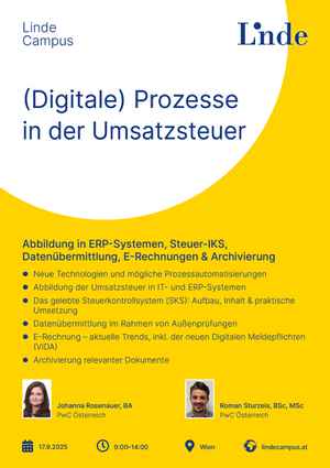 (Digitale) Prozesse in der Umsatzsteuer