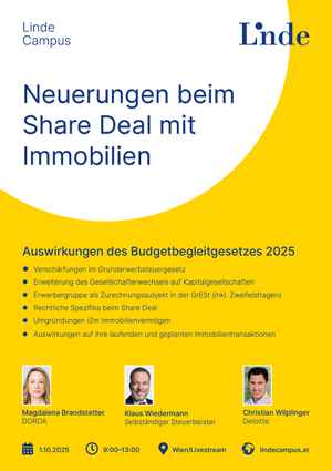 Neuerungen beim Share Deal mit Immobilien