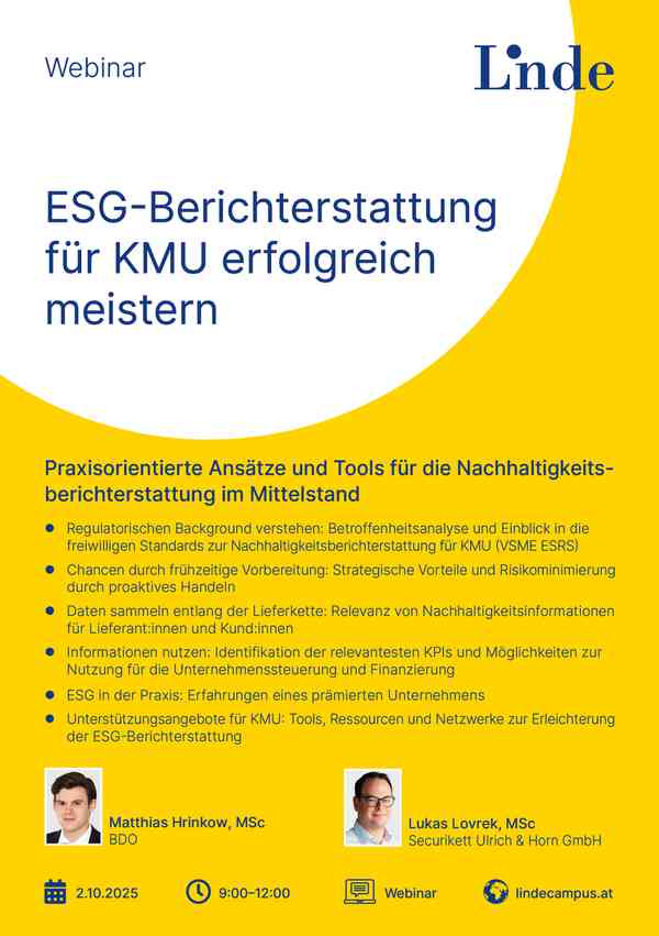ESG-Berichterstattung für KMU erfolgreich meistern