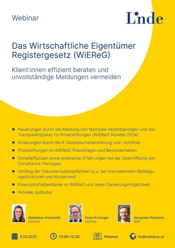 Das Wirtschaftliche Eigentümer Registergesetz (WiEReG)