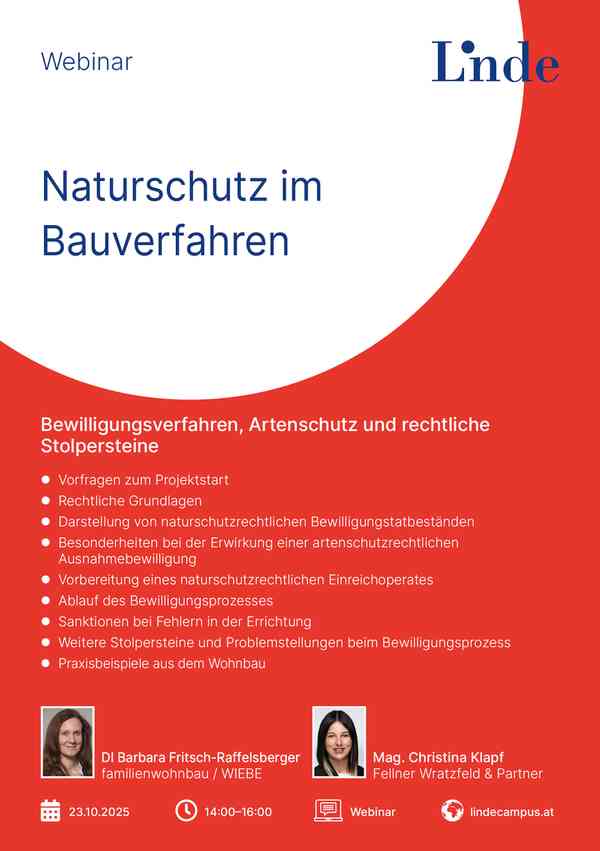 Naturschutz im Bauverfahren