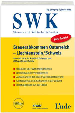 SWK-Spezial Steuerabkommen Österreich-Liechtenstein/Schweiz