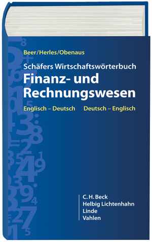 Schäfer Wirtschaftswörterbuch Finanz- und Rechnungswesen