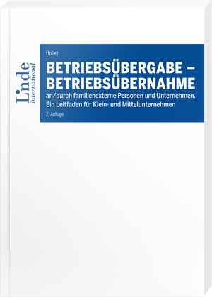 Betriebsübergabe - Betriebsübernahme