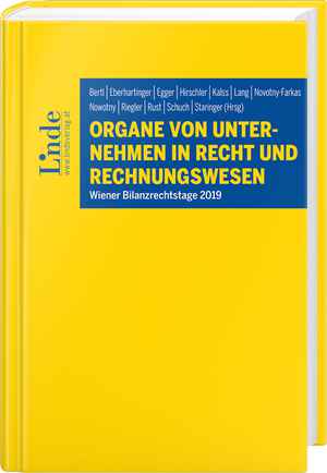Organe von Unternehmen in Recht und Rechnungswesen