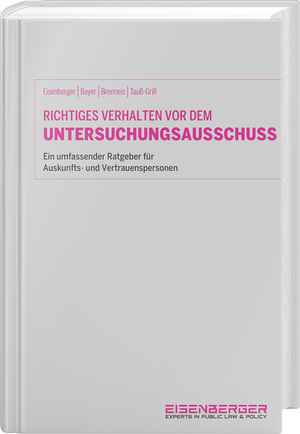 Richtiges Verhalten vor dem Untersuchungsausschuss