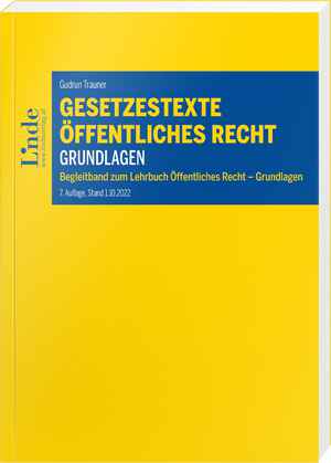 Gesetzestexte Öffentliches Recht - Grundlagen