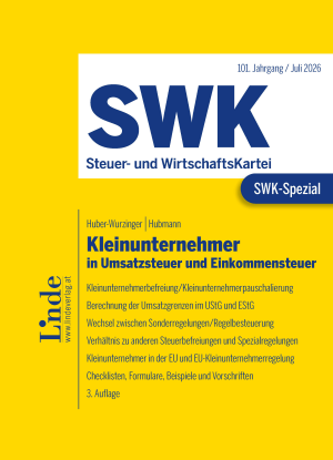 SWK-Spezial Kleinunternehmer in Umsatzsteuer und Einkommensteuer