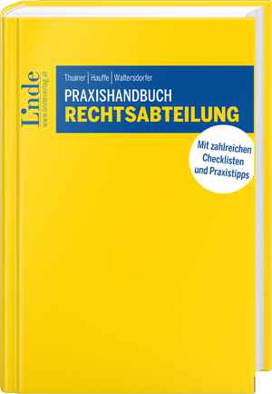 Praxishandbuch Rechtsabteilung