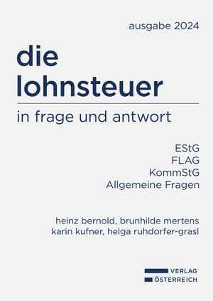 lohnsteuer in frage und antwort 2024