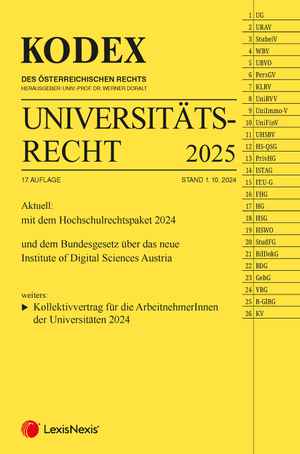 Kodex Universitätsrecht 2025