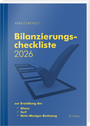 Bilanzierungscheckliste 2026