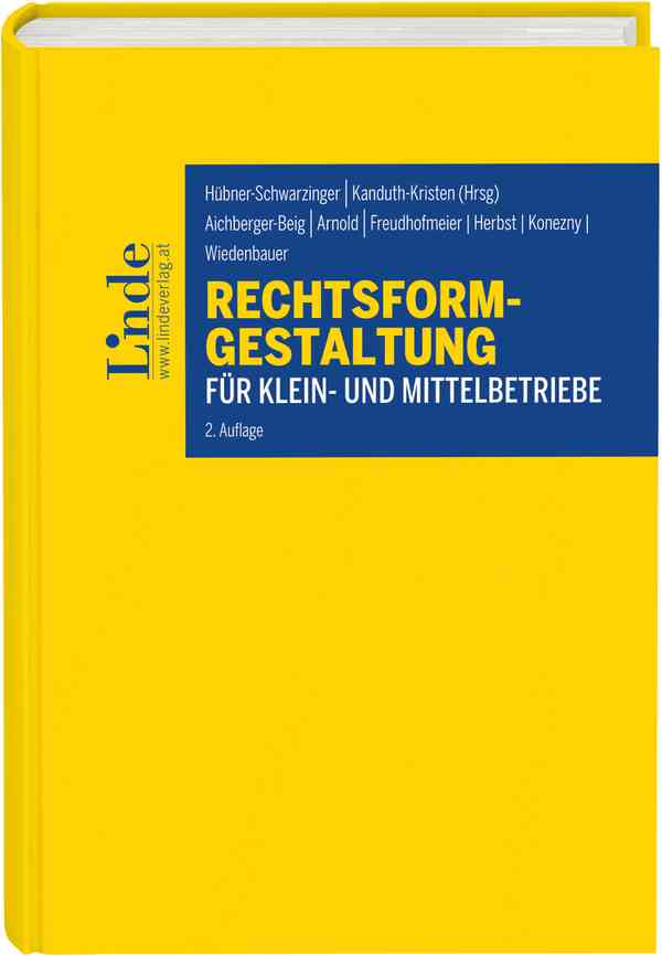 Rechtsformgestaltung für Klein- und Mittelbetriebe