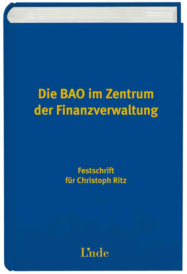 Die BAO im Zentrum der Finanzverwaltung