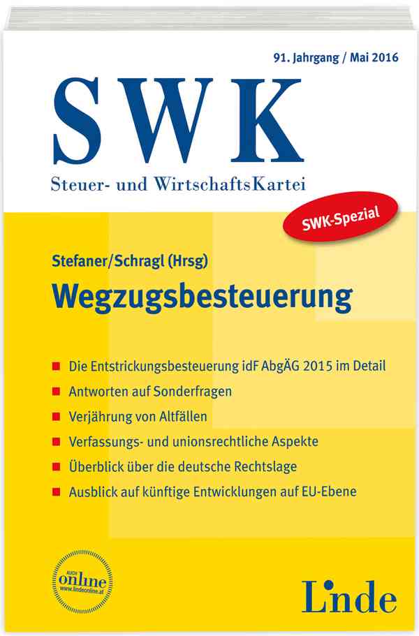 SWK-Spezial Wegzugsbesteuerung