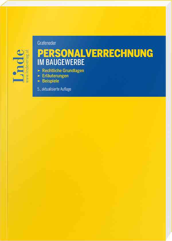 Personalverrechnung im Baugewerbe