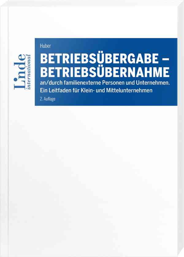 Betriebsübergabe - Betriebsübernahme