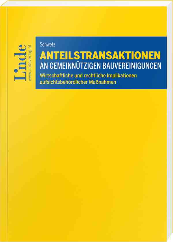 Anteilstransaktionen an gemeinnützigen Bauvereinigungen