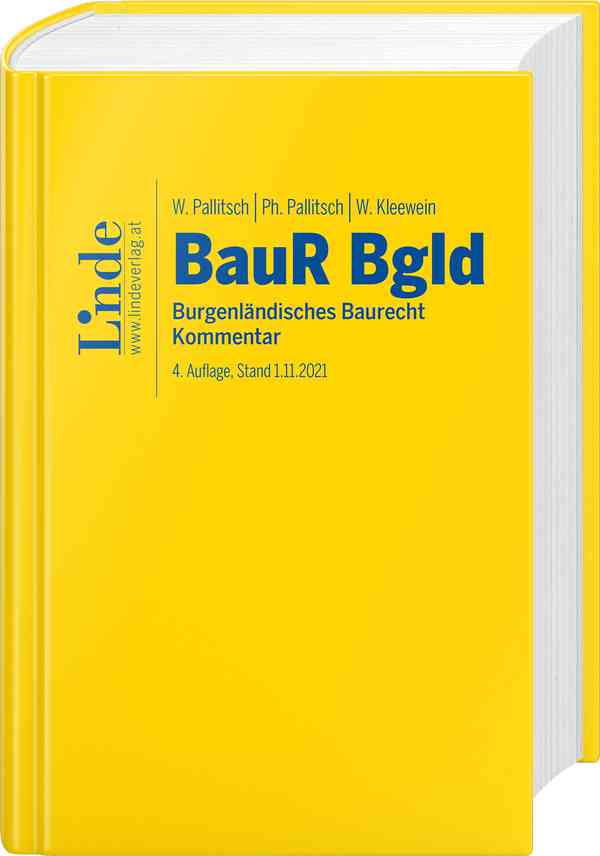 BauR Bgld. | Burgenländisches Baurecht