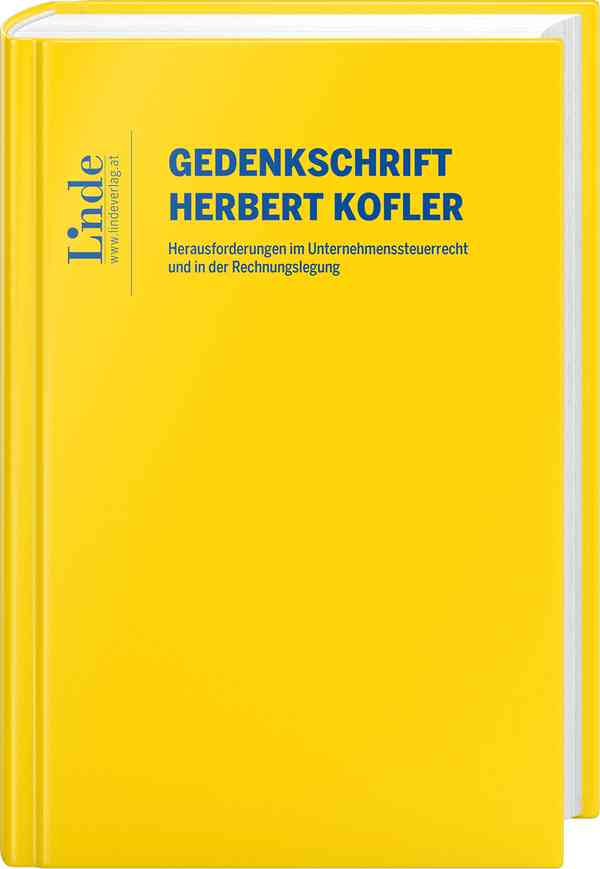 Gedenkschrift Herbert Kofler
