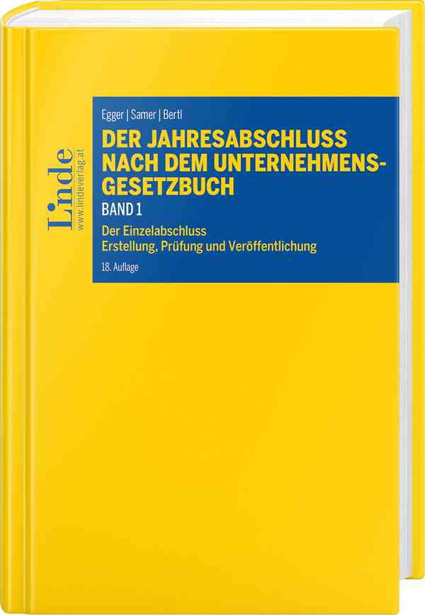 Der Jahresabschluss nach dem Unternehmensgesetzbuch, Band 1