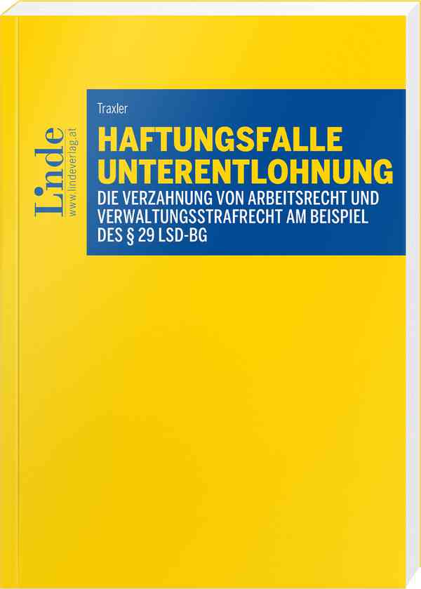 Haftungsfalle Unterentlohnung