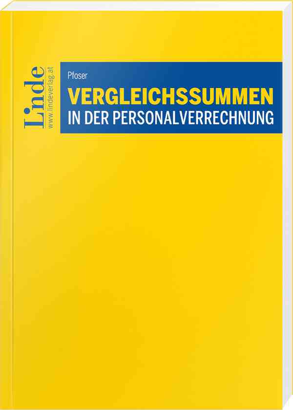 Vergleichssummen in der Personalverrechnung 