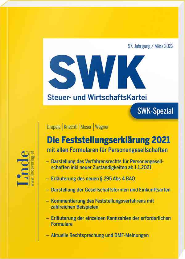 SWK-Spezial Die Feststellungserklärung 2021