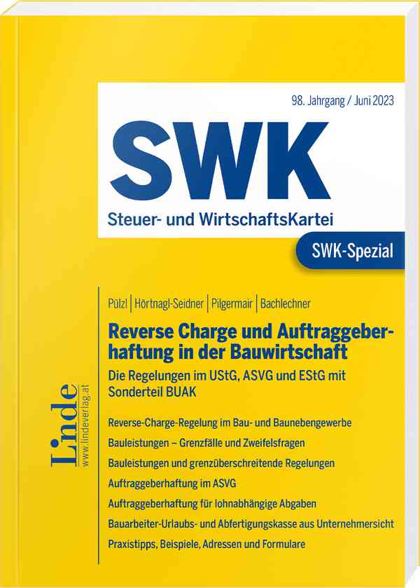 SWK-Spezial Reverse Charge und Auftraggeberhaftung in der Bauwirtschaft
