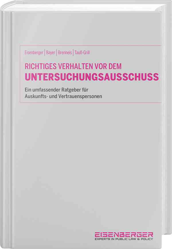 Richtiges Verhalten vor dem Untersuchungsausschuss