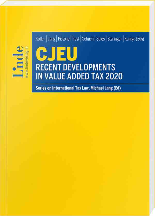 CJEU - Recent Developments in Value Added Tax 2020