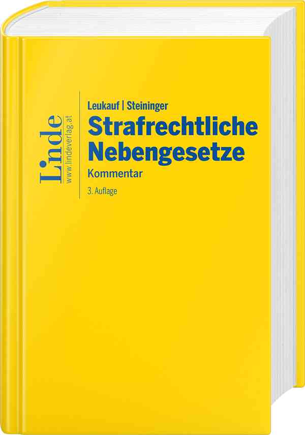 Leukauf/Steininger Strafrechtliche Nebengesetze 